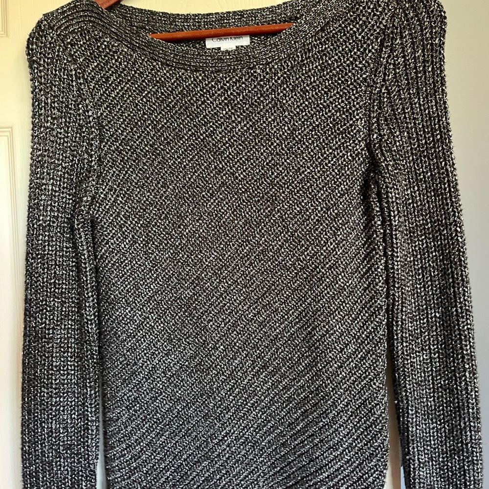 Calvin Klein Charcoal Knit Top